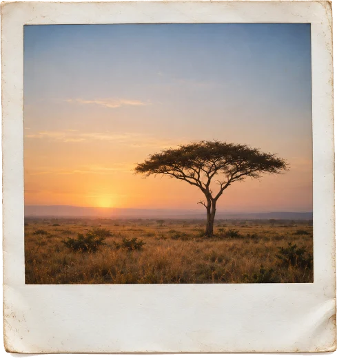 A blank expedition polaroid cutout